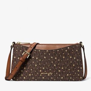 NWT MICHAEL KORS Arden Medium Printed Signature Logo Crossbody Bag